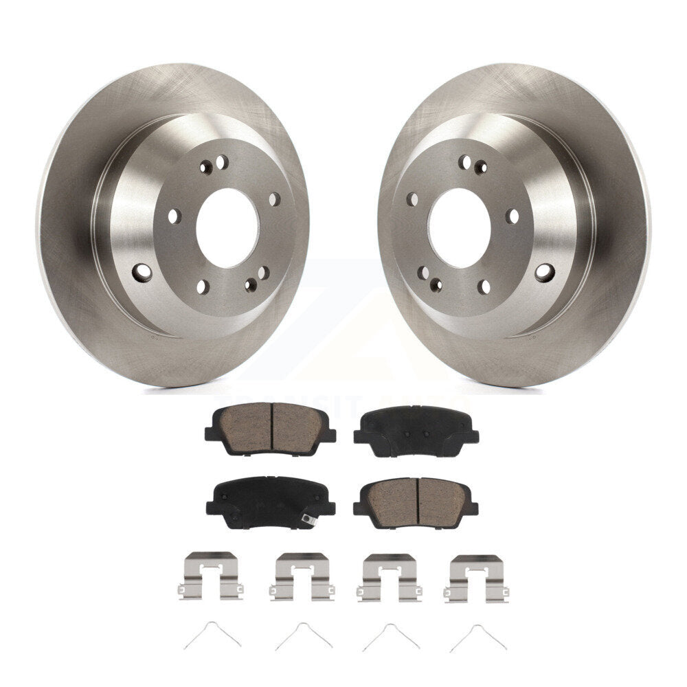Kit de plaquettes de frein à disque arrière, Rotors en céramique, pour Kia Sorento Hyundai Santa Fe Sport X