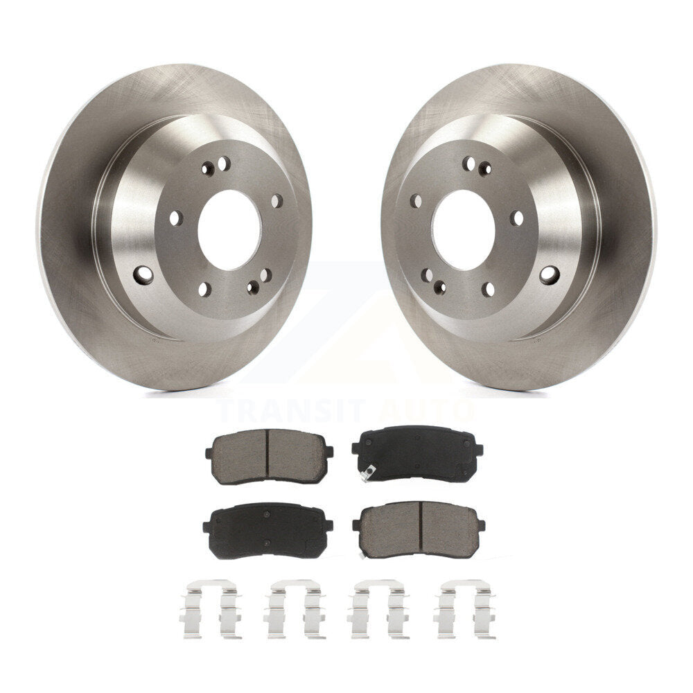 Kit de disques de frein à disque arrière et plaquettes en céramique pour Kia Sedona 2015-2021 K8C-101992
