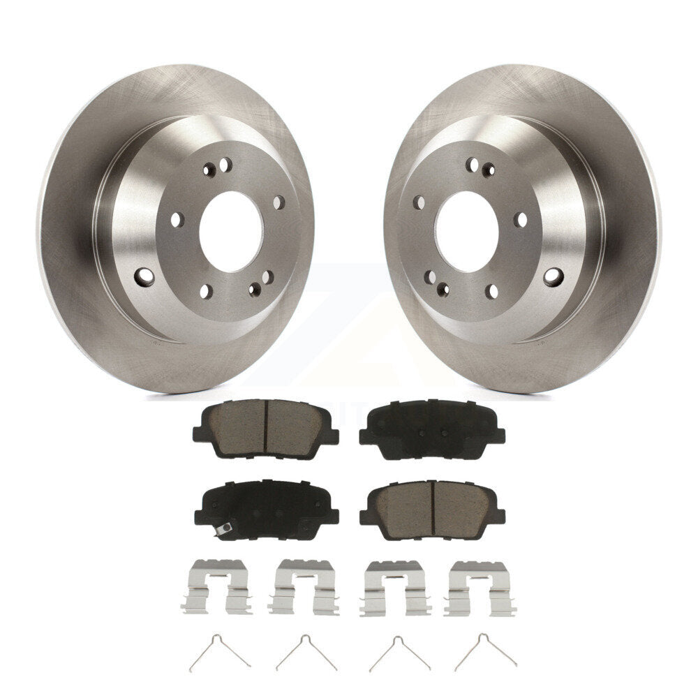 Kit de plaquettes en céramique pour Rotor de frein arrière, pour Kia Sorento 14-15, avec étrier peint en rouge