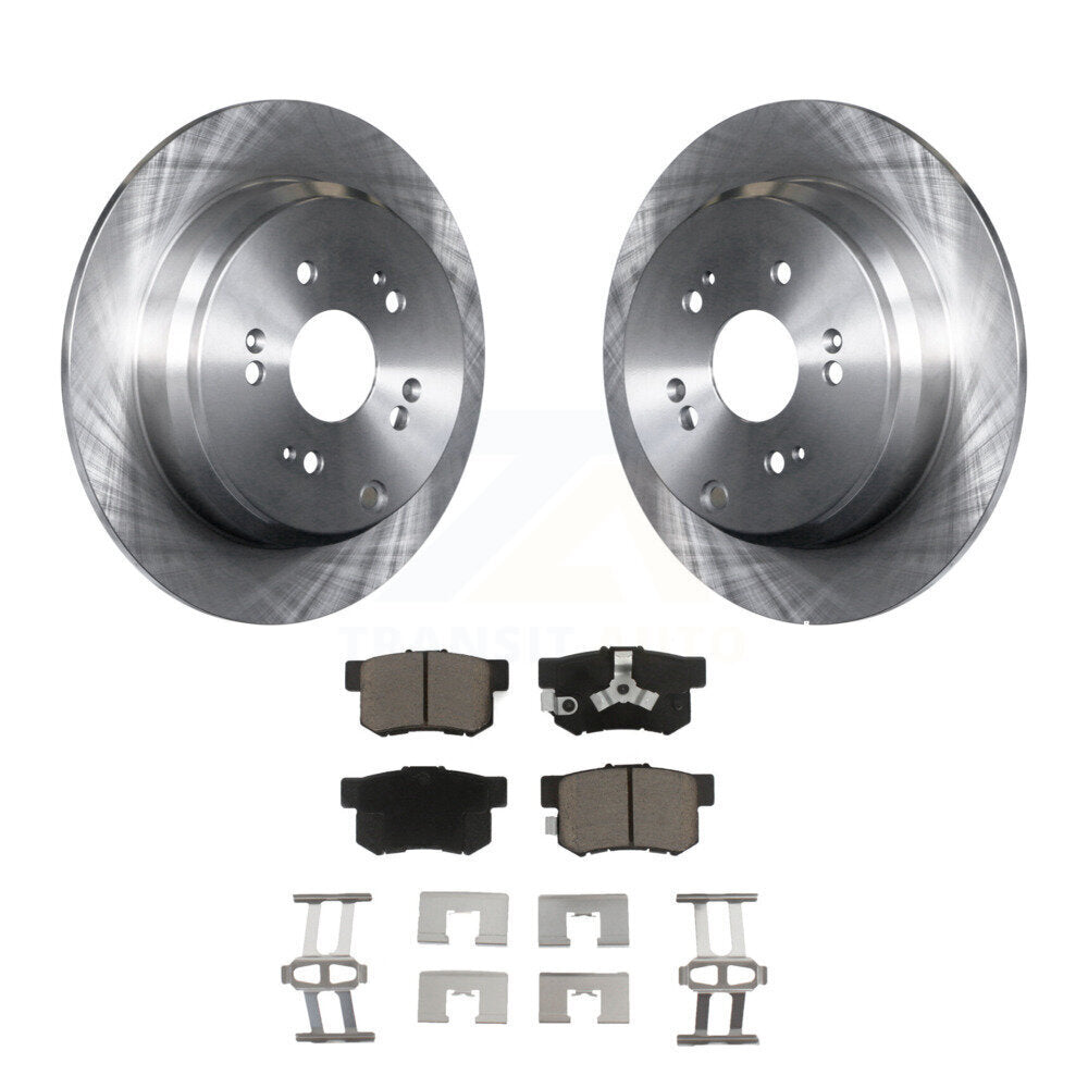 Kit de rotors de frein à disque arrière et plaquettes en céramique pour Honda CR-V Acura RDX K8C-102000