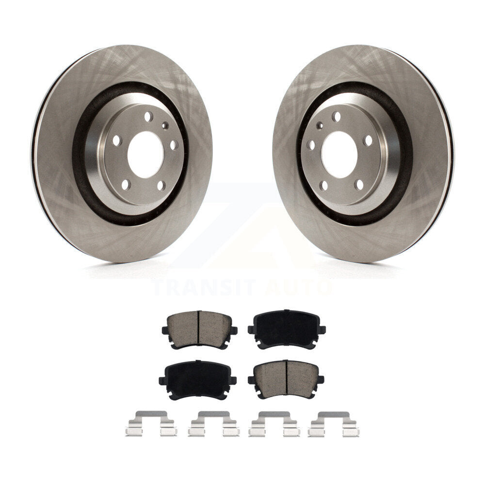 Kit de disques de frein à disque arrière et plaquettes en céramique pour Audi A6 Quattro K8C-102004