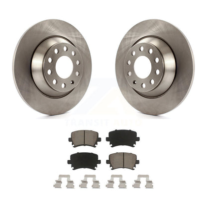 Kit de disques de frein à disque arrière et plaquettes en céramique pour Audi A6 Quattro K8C-102005