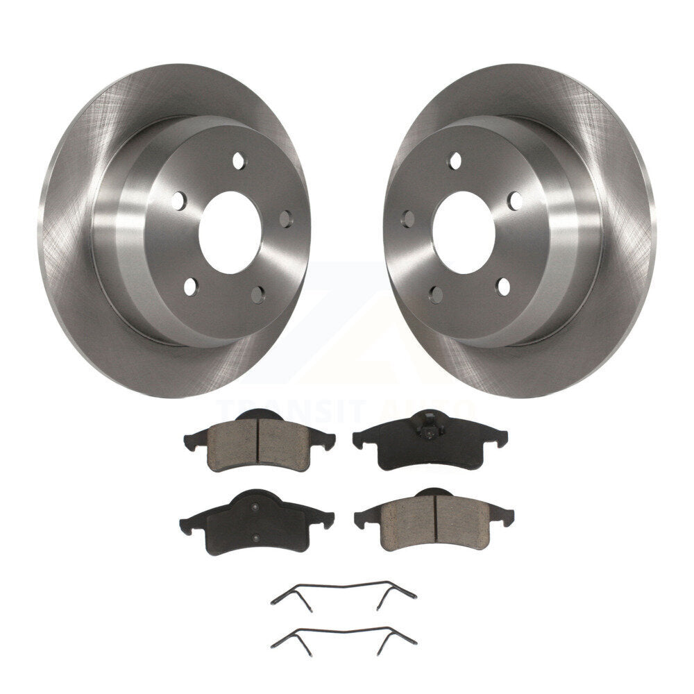 Kit de rotors de frein à disque arrière et plaquettes en céramique pour Jeep Grand Cherokee 1999-2004