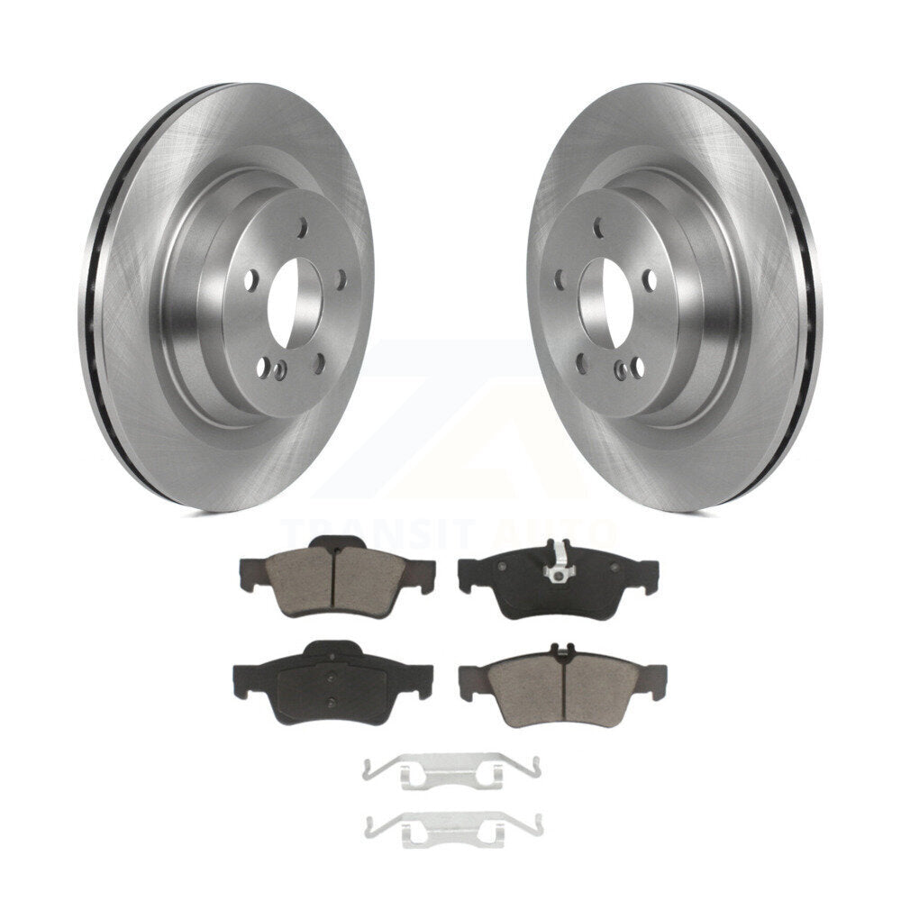 Kit de rotors de frein à disque arrière et plaquettes en céramique pour Mercedes-Benz E550 CLS550
