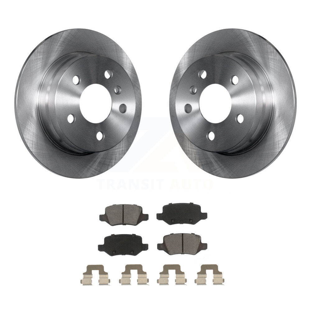 Kit de disques de frein à disque arrière et plaquettes en céramique pour Mercedes-Benz B200 2006-2011