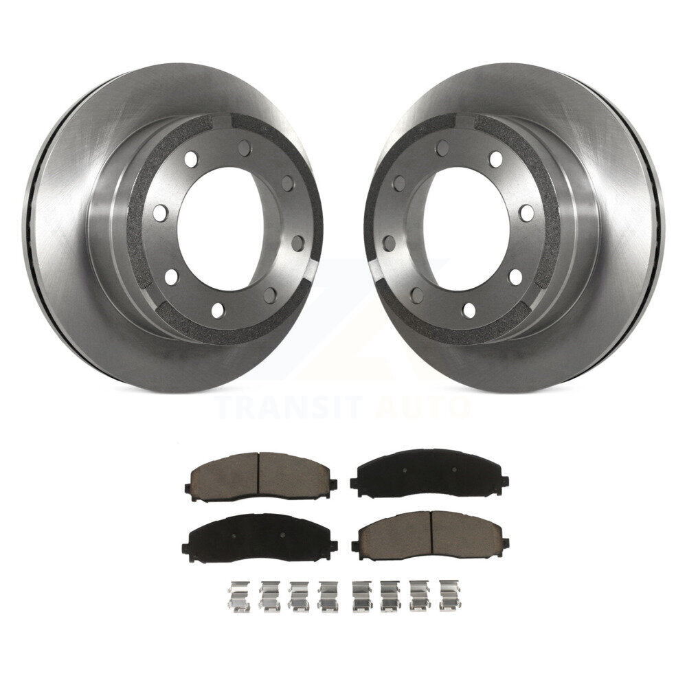 Kit de disques de frein à disque arrière et plaquettes en céramique, pour Ford F-350 Super Duty F-250