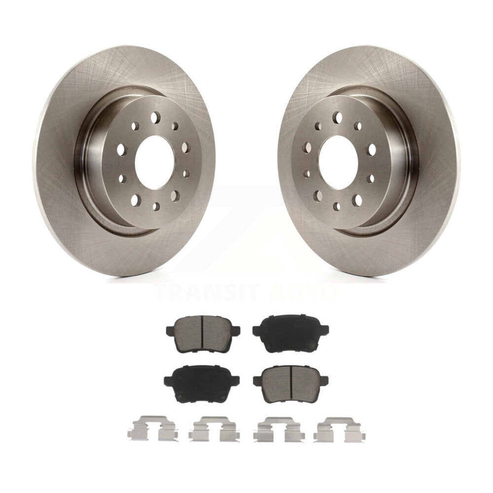 Kit de disques de frein à disque arrière et plaquettes en céramique pour Fiat 500L 2014-2020 K8C-102037