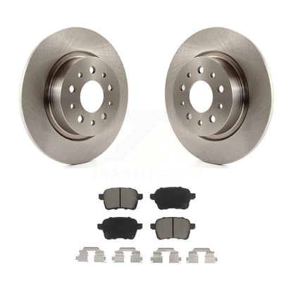 Kit de disques de frein à disque arrière et plaquettes en céramique pour Fiat 500L 2014-2020 K8C-102037