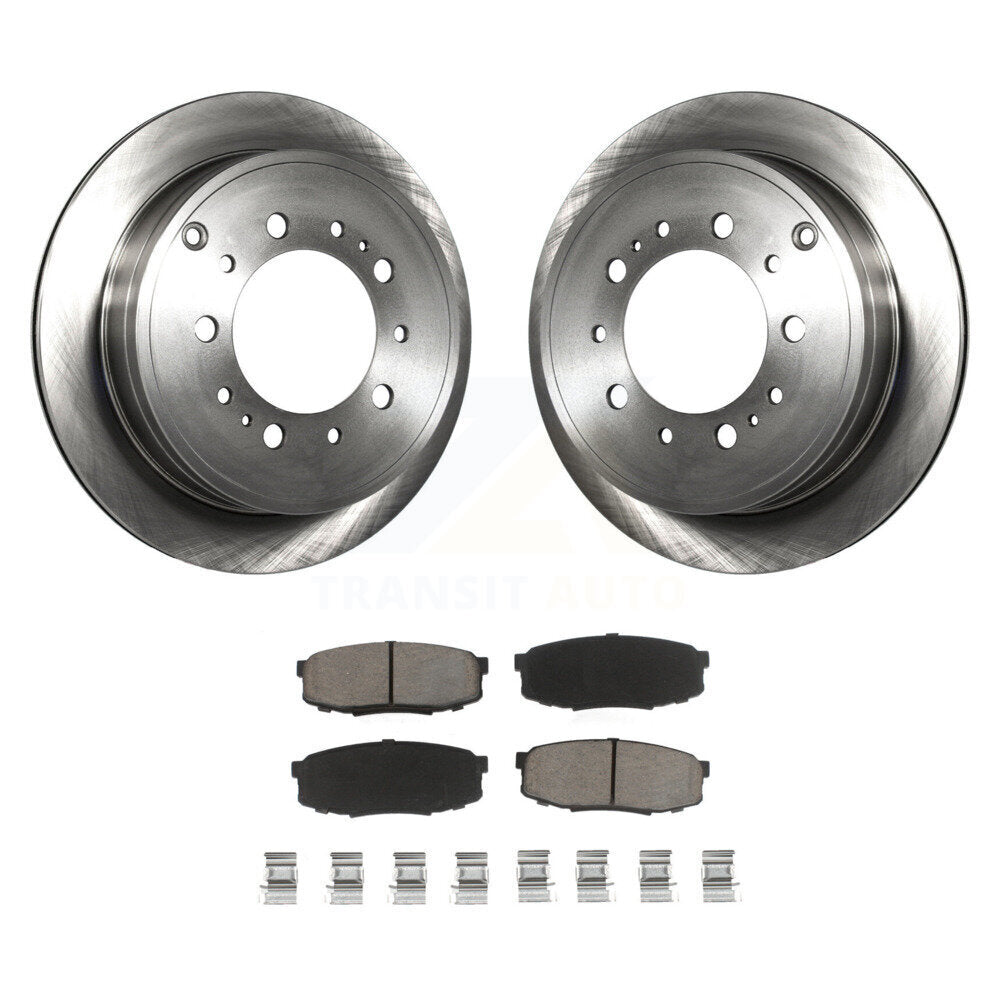Kit de plaquettes en céramique pour Rotor de frein à disque arrière, pour Toyota Tundra Sequoia Lexus LX570 Lan