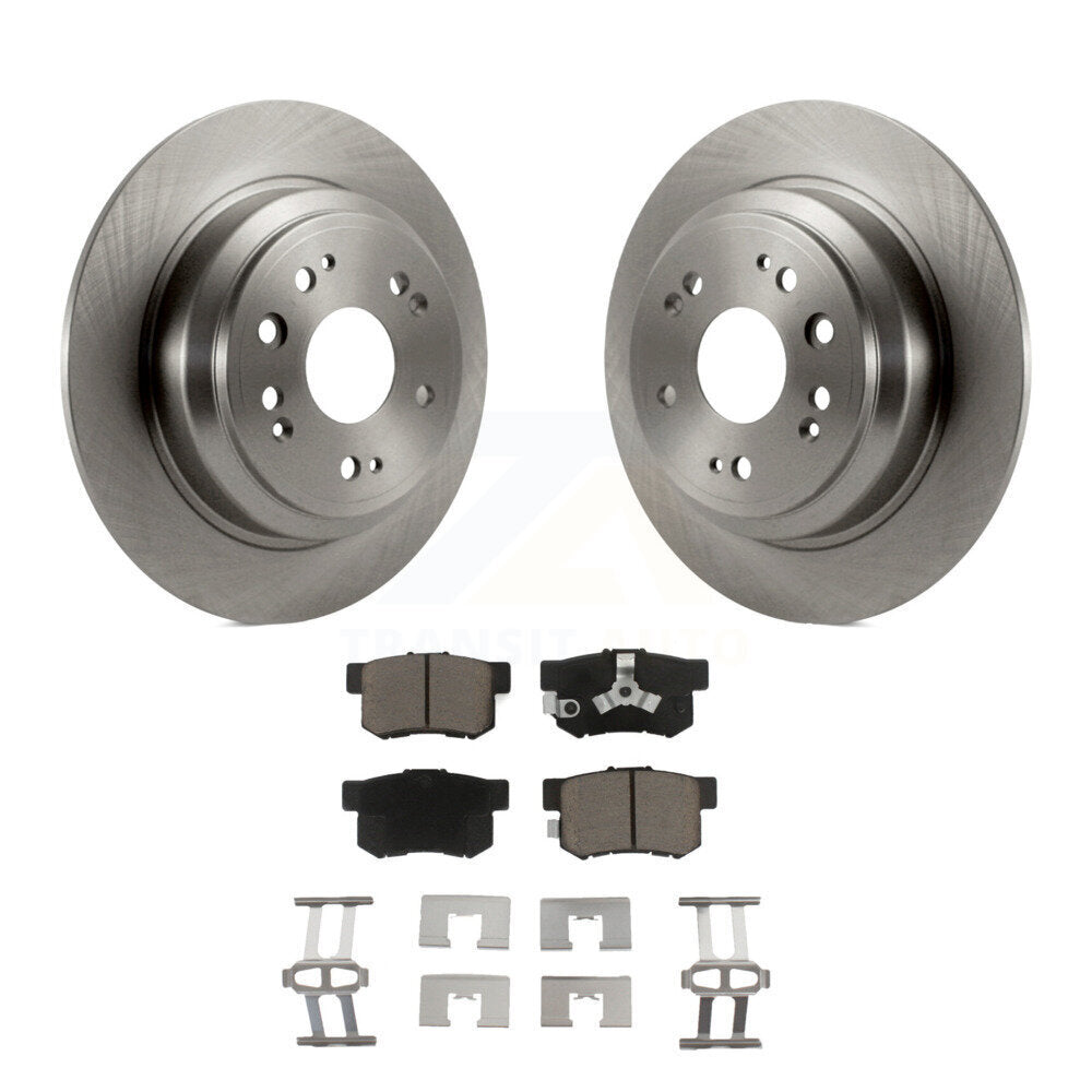 Kit de rotors de frein à disque arrière et plaquettes en céramique pour Honda Accord Crosstour