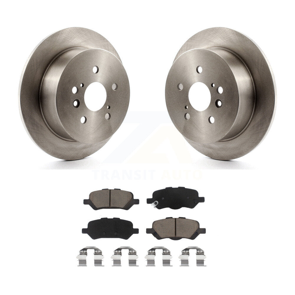 Kit de disques de frein à disque arrière et plaquettes en céramique pour Toyota Venza 2009-2016