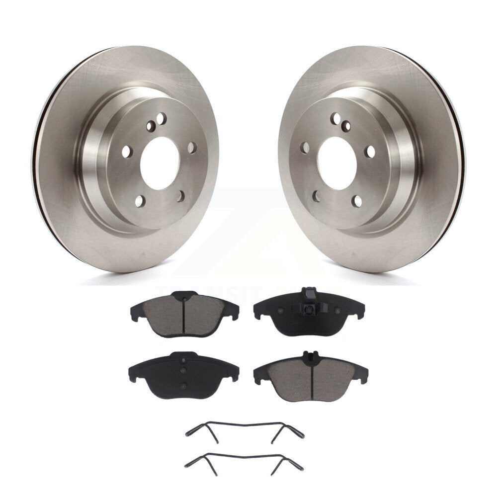 Kit de rotors de frein à disque arrière et plaquettes en céramique pour Mercedes-Benz GLK350 GLK250 E35
