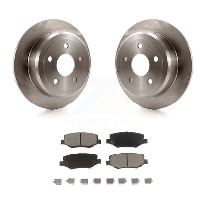 Kit de rotors de frein à disque arrière et plaquettes en céramique pour Jeep Wrangler JK K8C-102065