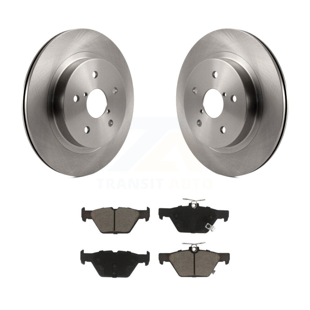 Kit de rotors de frein à disque arrière et plaquettes en céramique pour Subaru Outback WRX Legacy
