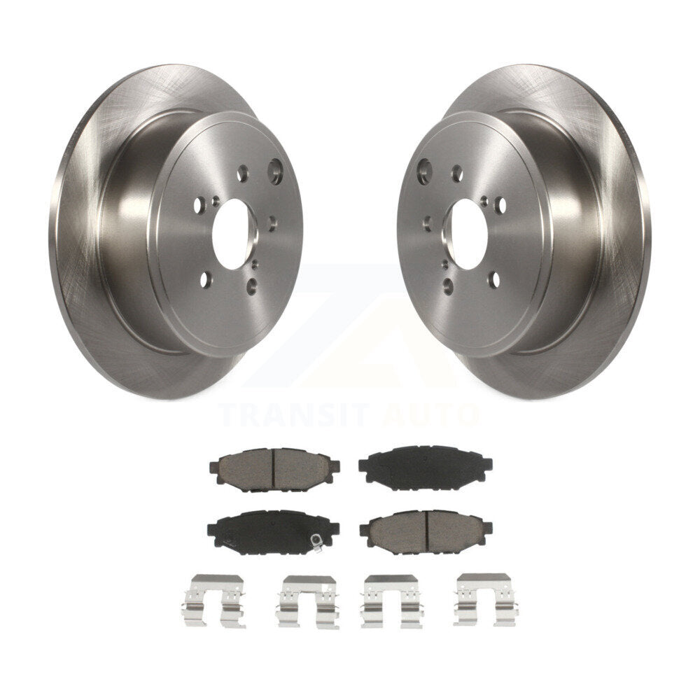 Kit de disques de frein à disque arrière et plaquettes en céramique pour Subaru WRX K8C-102071