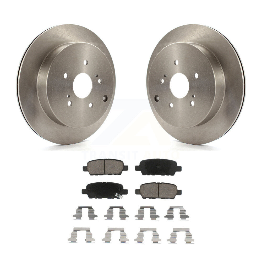 Kit de rotors de frein à disque arrière et plaquettes en céramique pour Suzuki Grand Vitara 2009-2013