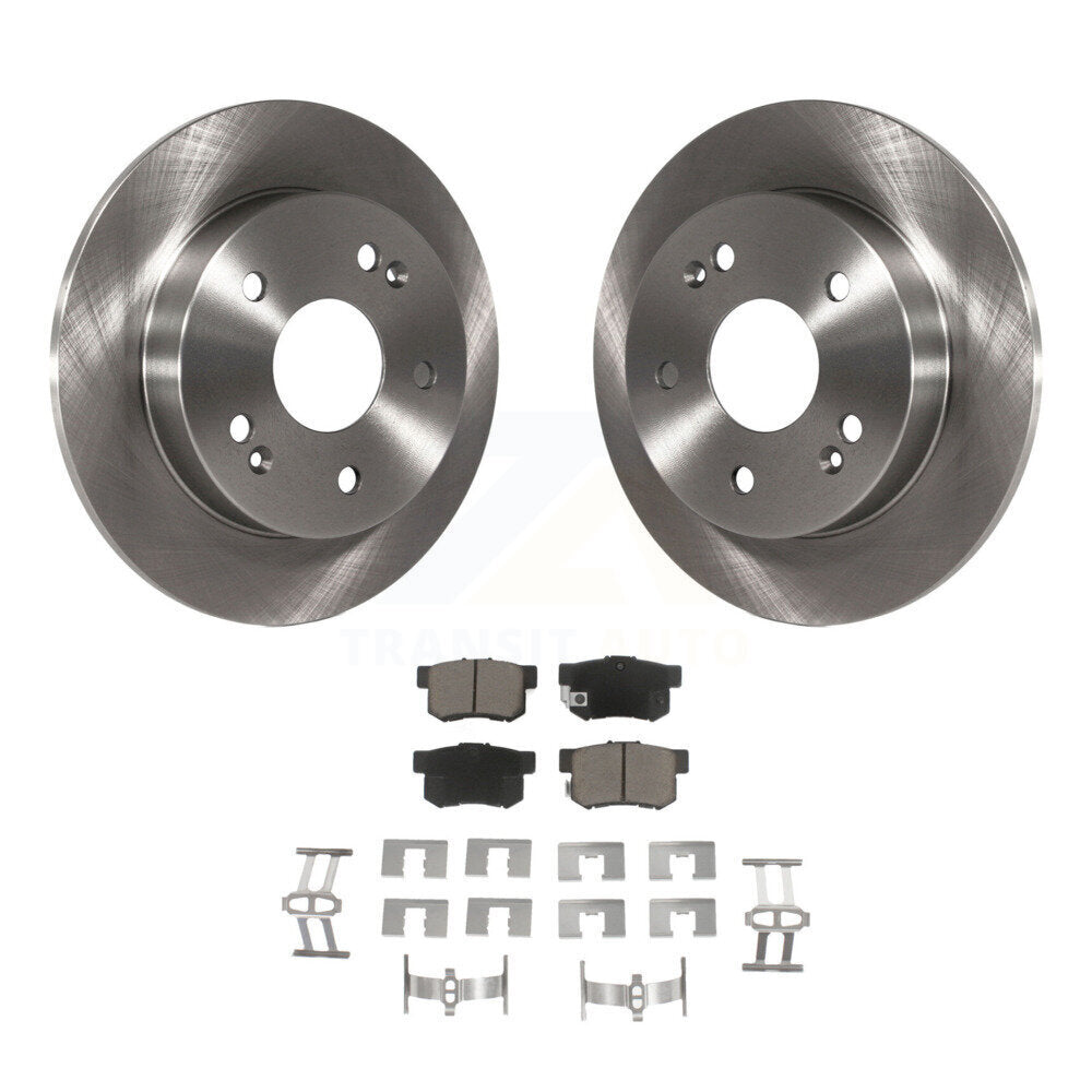 Kit de disques de frein à disque arrière et plaquettes en céramique pour Honda Prelude 1997-2001