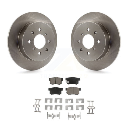 Kit de rotors de frein à disque arrière et plaquettes en céramique pour Honda Civic Acura EL K8C-102082