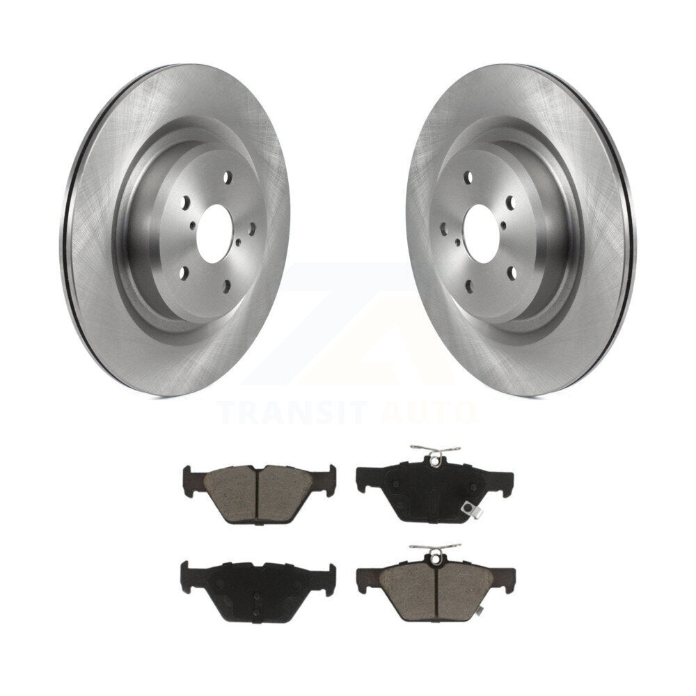 Kit de disques de frein à disque arrière et de plaquettes en céramique pour Subaru Ascent 2019-2024
