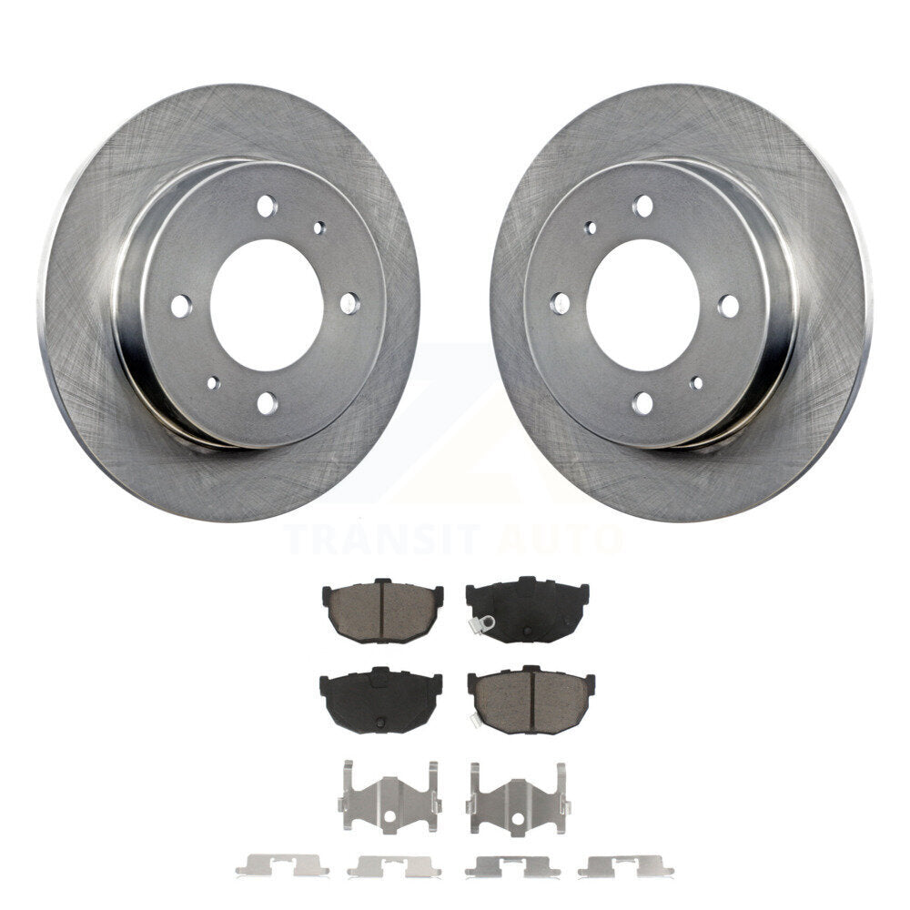 Kit de rotors de frein à disque arrière et plaquettes en céramique pour Hyundai Elantra Tiburon