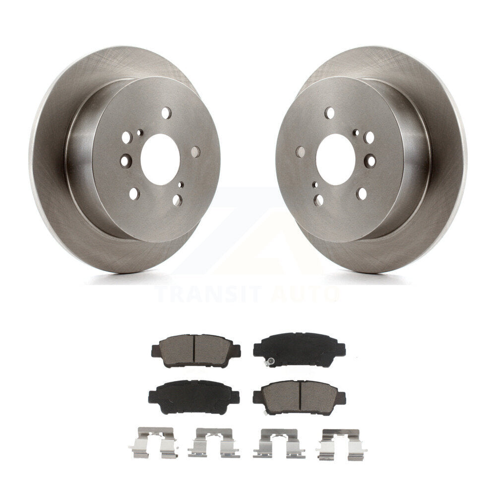 Kit de disques de frein à disque arrière et plaquettes en céramique pour Toyota Sienna 2004-2010