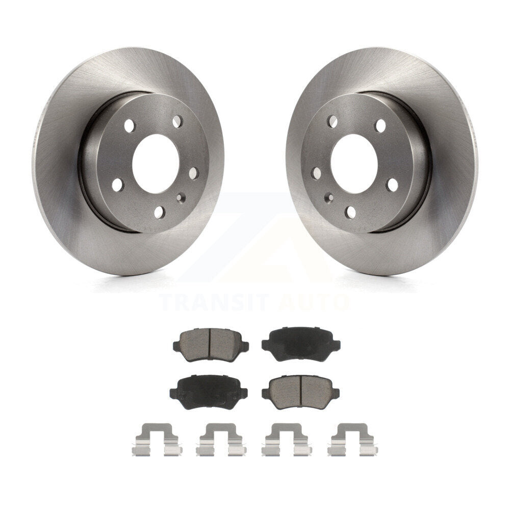 Kit de disques de frein à disque arrière et plaquettes en céramique pour Saturn Astra 2008-2009