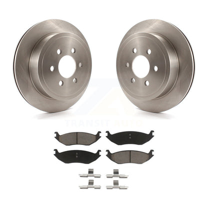 Kit de rotors de frein à disque arrière et de plaquettes en céramique pour Dodge Durango 2003 K8C-102088