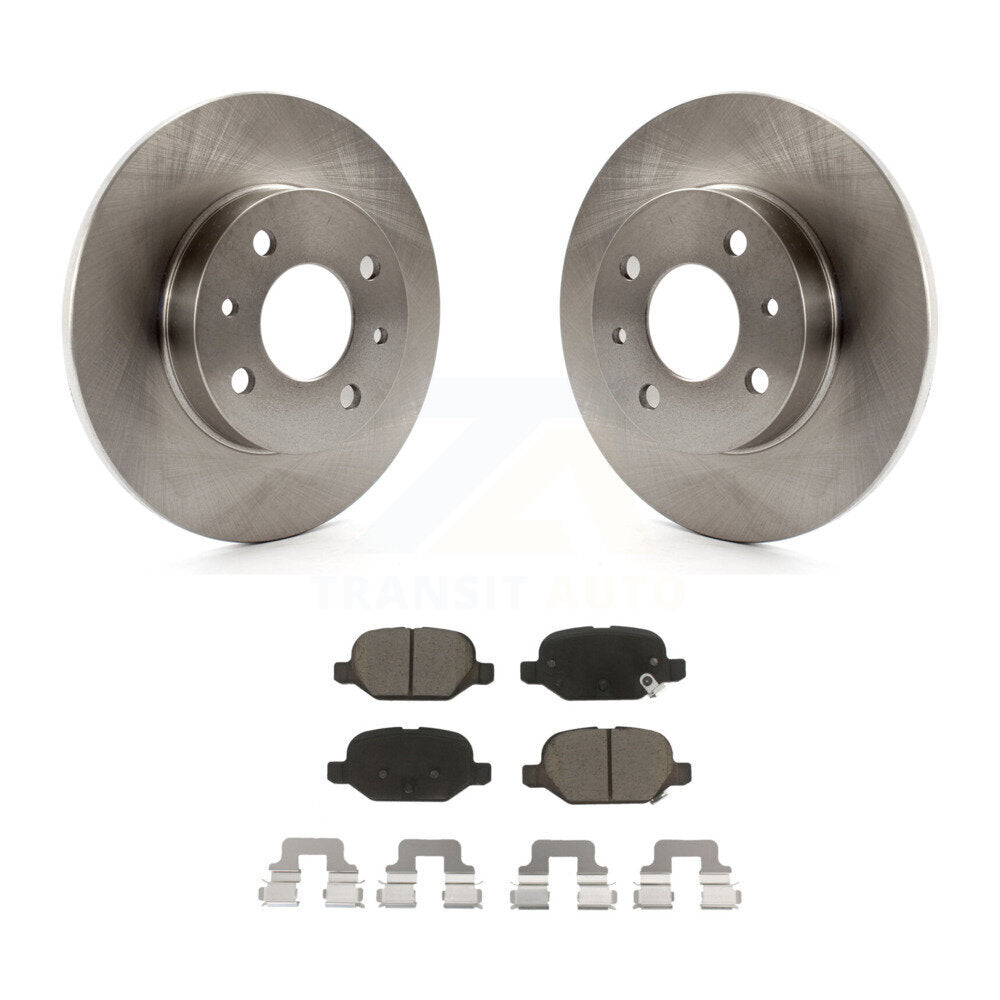 Kit de disques de frein à disque arrière et plaquettes en céramique pour Fiat 500 K8C-102090