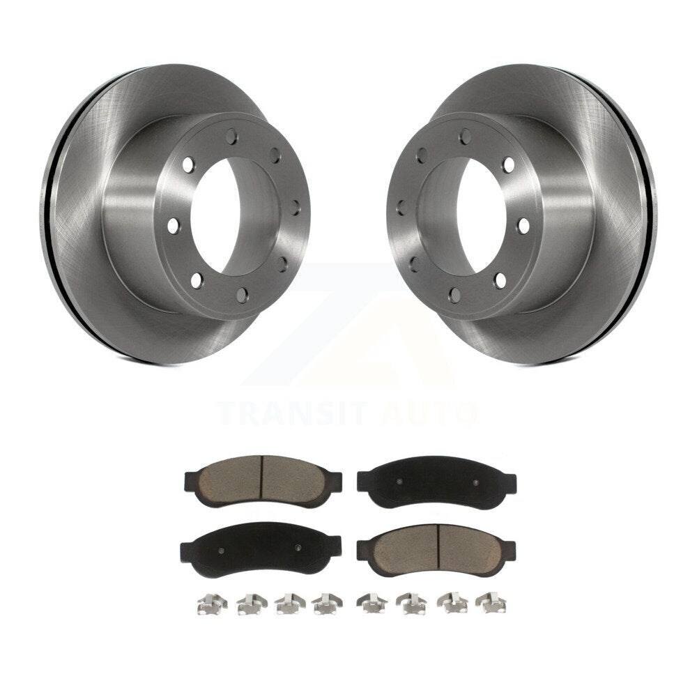 Kit de disques de frein à disque arrière et plaquettes en céramique, pour Ford F-250 Super Duty F-350