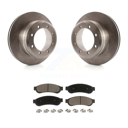 Rotors de frein à disque arrière et Kit de plaquettes en céramique pour Ford F-350 Super Duty F-250 F-45