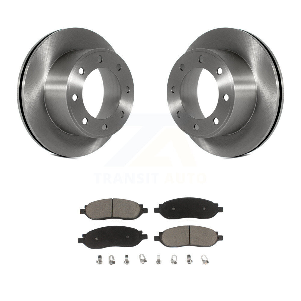 Kit de plaquettes de frein en céramique, Rotors de frein à disque arrière pour Ford F-350 Super Duty F-25 2005 – 2007