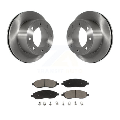 Kit de plaquettes de frein en céramique, Rotors de frein à disque arrière pour Ford F-350 Super Duty F-25 2005 – 2007
