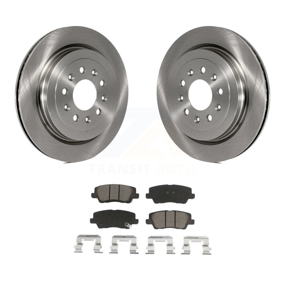 Kit de disques de frein à disque arrière et plaquettes en céramique pour Cadillac ATS K8C-102102