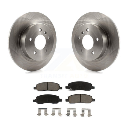 Rotor de frein à disque arrière et Kit de plaquettes en céramique pour Buick Lucerne Cadillac DT 2006 – 2011