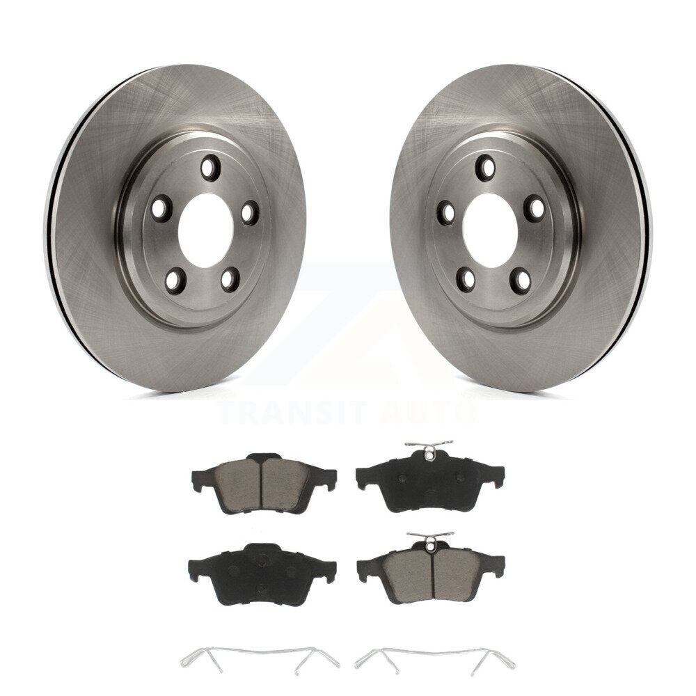 Kit de rotors de frein à disque arrière et plaquettes en céramique pour Jaguar Vanden Plas XJ8