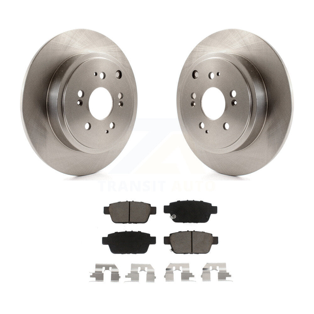 Kit de disques de frein à disque arrière et plaquettes en céramique pour Honda Ridgeline 2006-2014