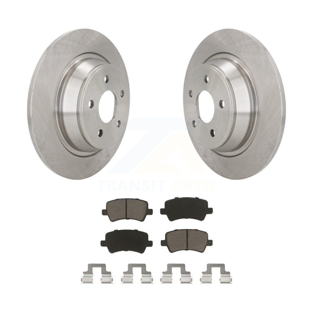 Rotors de frein à disque arrière et kit de plaquettes en céramique pour Land Rover Range Evoqu 2012-2015