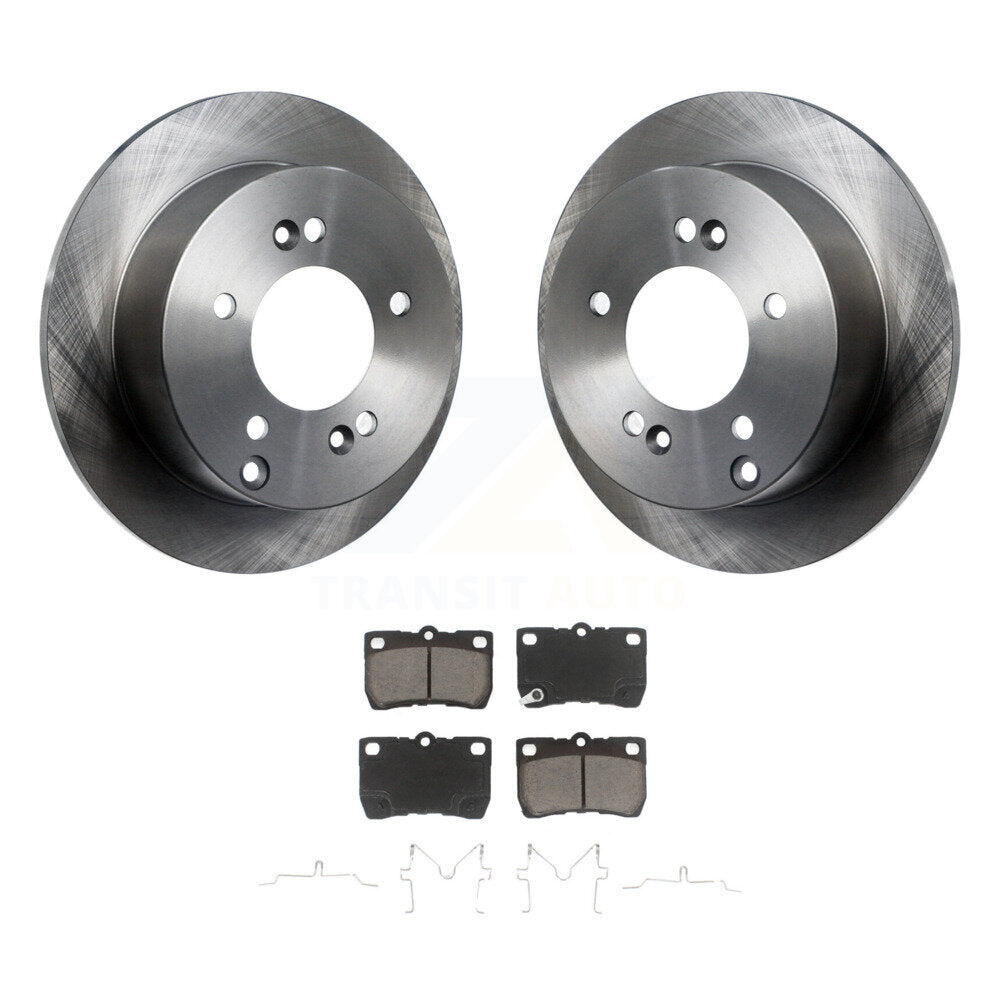 Kit de disques de frein à disque arrière et plaquettes en céramique pour Lexus IS250 K8C-102115