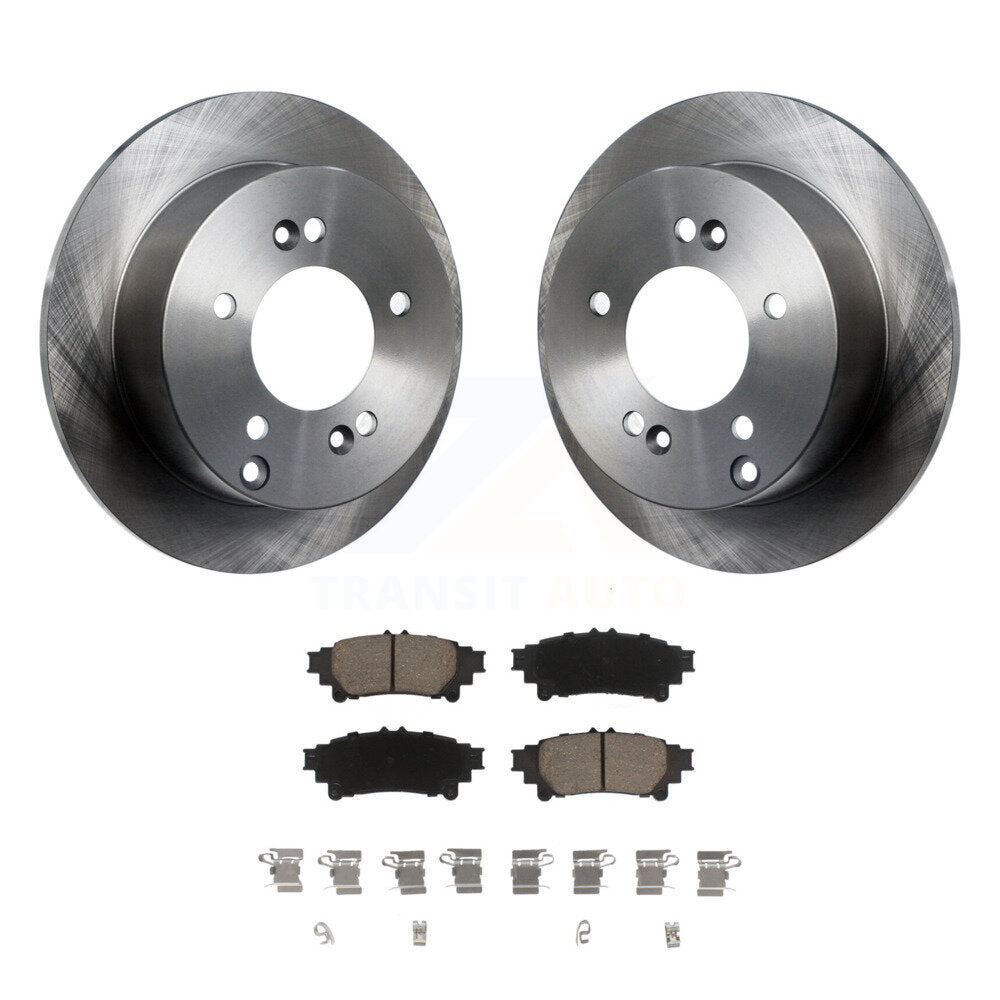 Kit de disques de frein à disque arrière et plaquettes en céramique pour Lexus IS250 K8C-102117