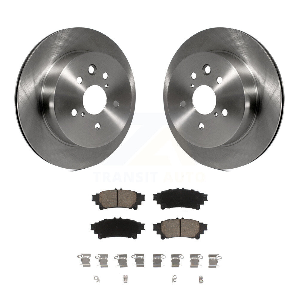 Kit de rotors de frein à disque arrière et plaquettes en céramique pour Lexus IS350 IS250 K8C-102118