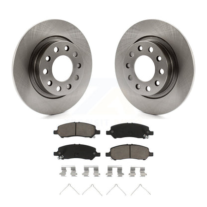 Kit de rotors de frein à disque arrière et plaquettes en céramique pour Dodge Dart 2013-2016 K8C-102122