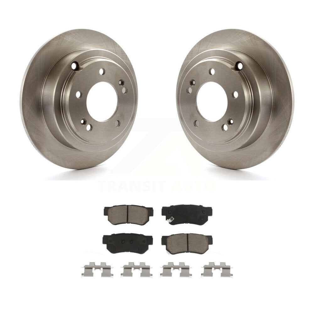 Kit de disques de frein à disque arrière et plaquettes en céramique pour Kia Amanti 2004-2006 K8C-102125