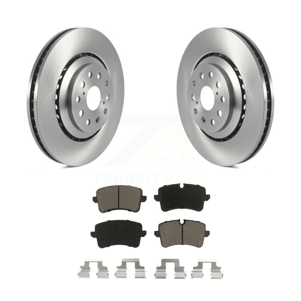 Kit de disques de frein à disque arrière et plaquettes en céramique, pour Audi S6 S7 A8 Quattro S8