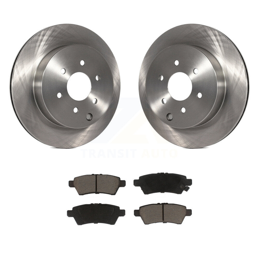Kit de disques de frein à disque arrière et plaquettes en céramique pour Nissan Pathfinder 2005-2012