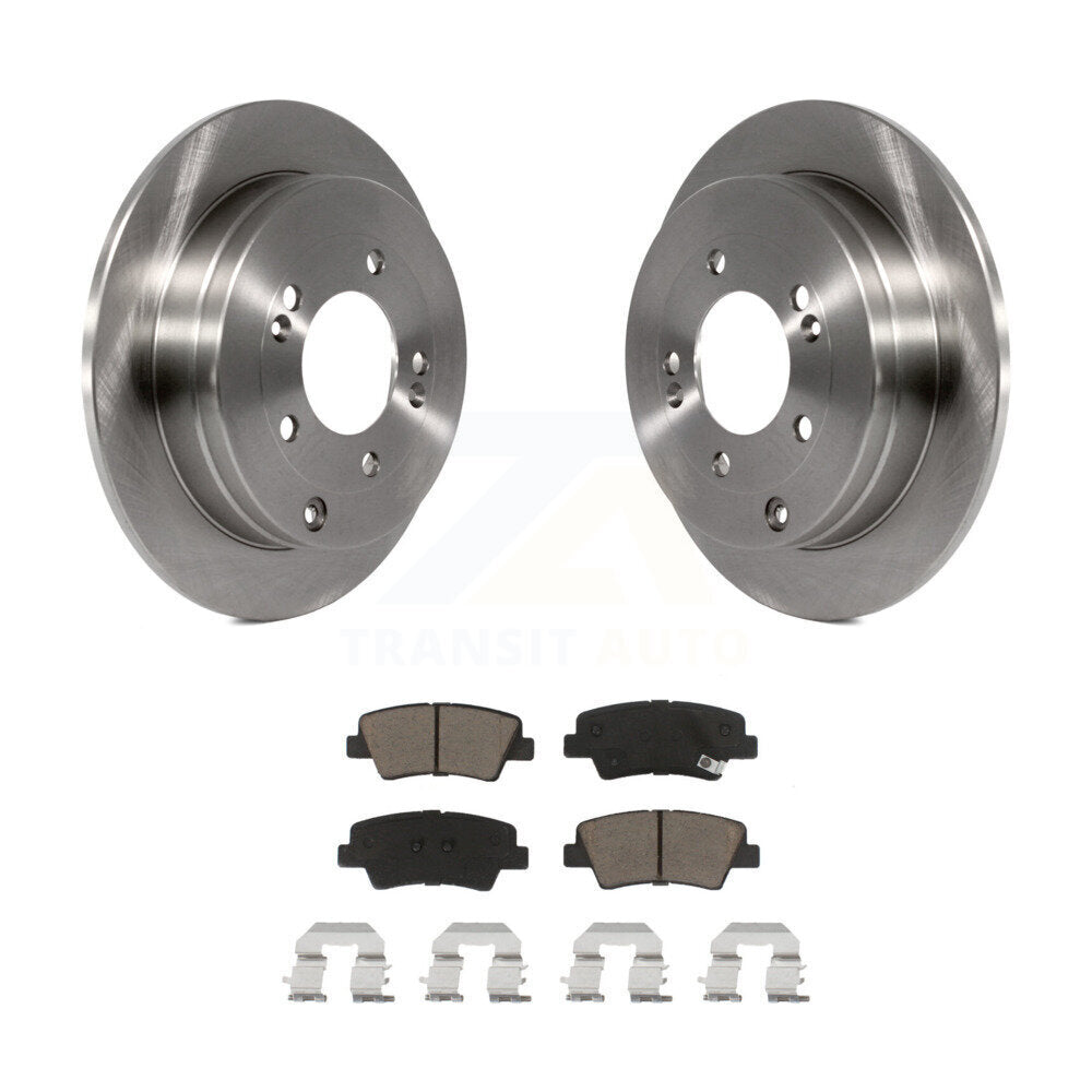 Kit de disques de frein à disque arrière et plaquettes en céramique, pour Kia Amanti Hyundai Azera
