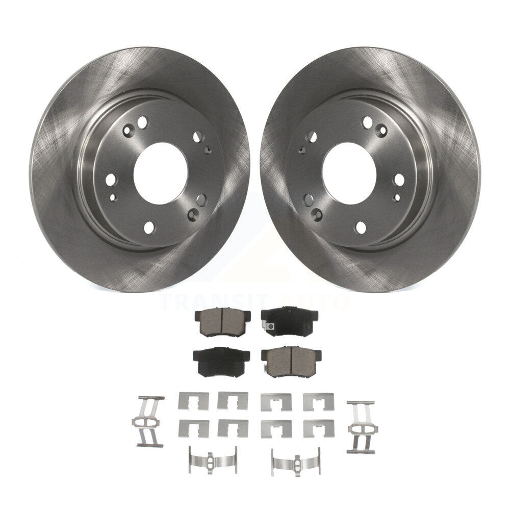 Kit de rotors de frein à disque arrière et plaquettes en céramique pour Honda Civic Acura CSX ILX
