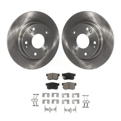 Kit de rotors de frein à disque arrière et plaquettes en céramique pour Honda Civic Acura CSX ILX