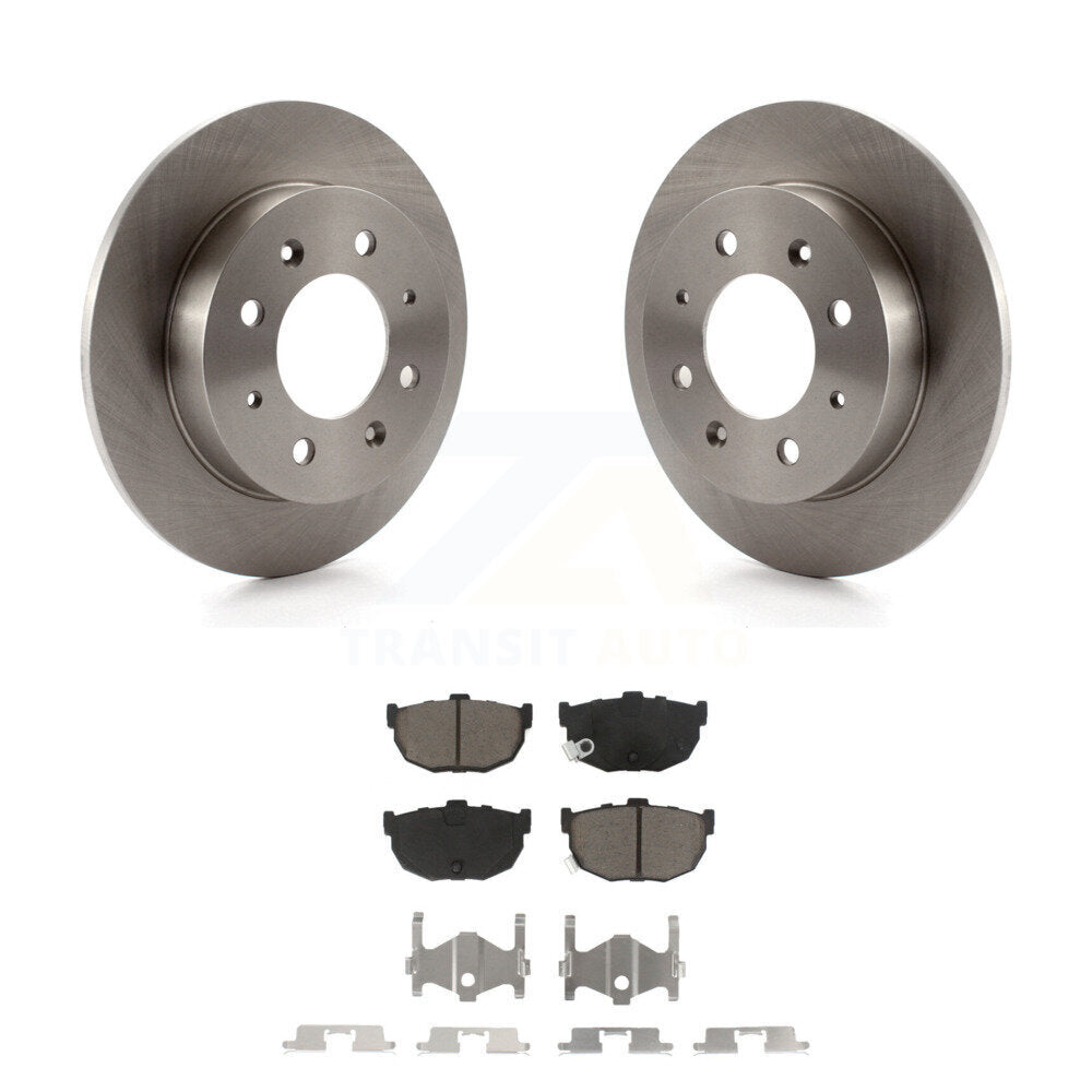 Kit de rotors de frein à disque arrière et plaquettes en céramique pour Kia Spectra Spectra5 K8C-102142
