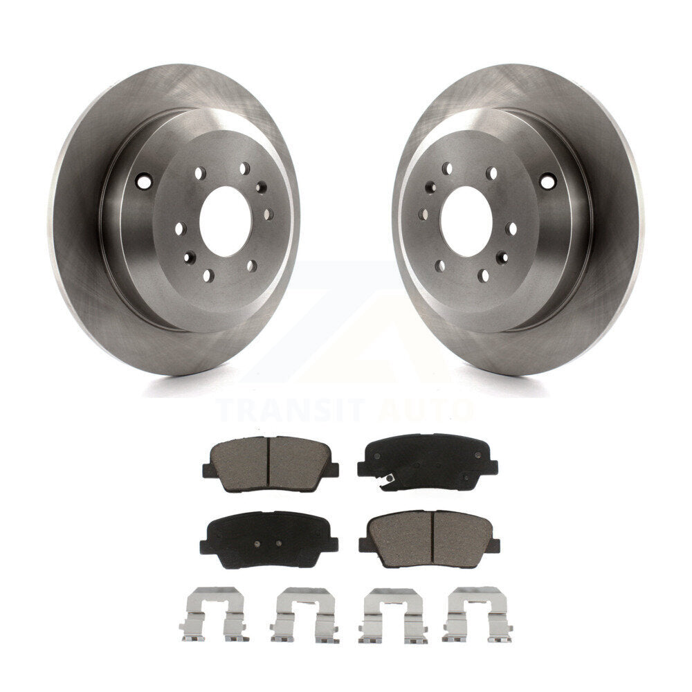 Kit de rotors de frein à disque arrière et plaquettes en céramique pour Kia Borrego 2009 – 2011 K8C-10214