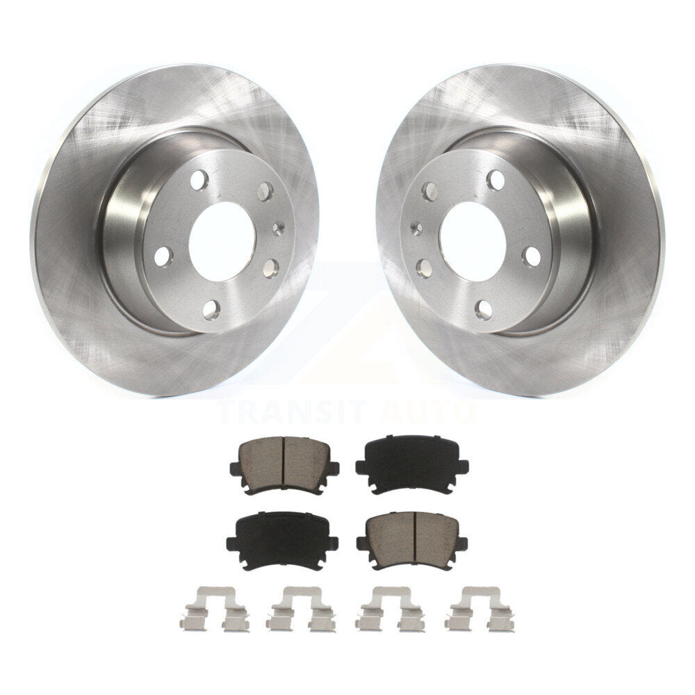 Kit de disques de frein à disque arrière et plaquettes en céramique pour Audi TT Quattro K8C-102147